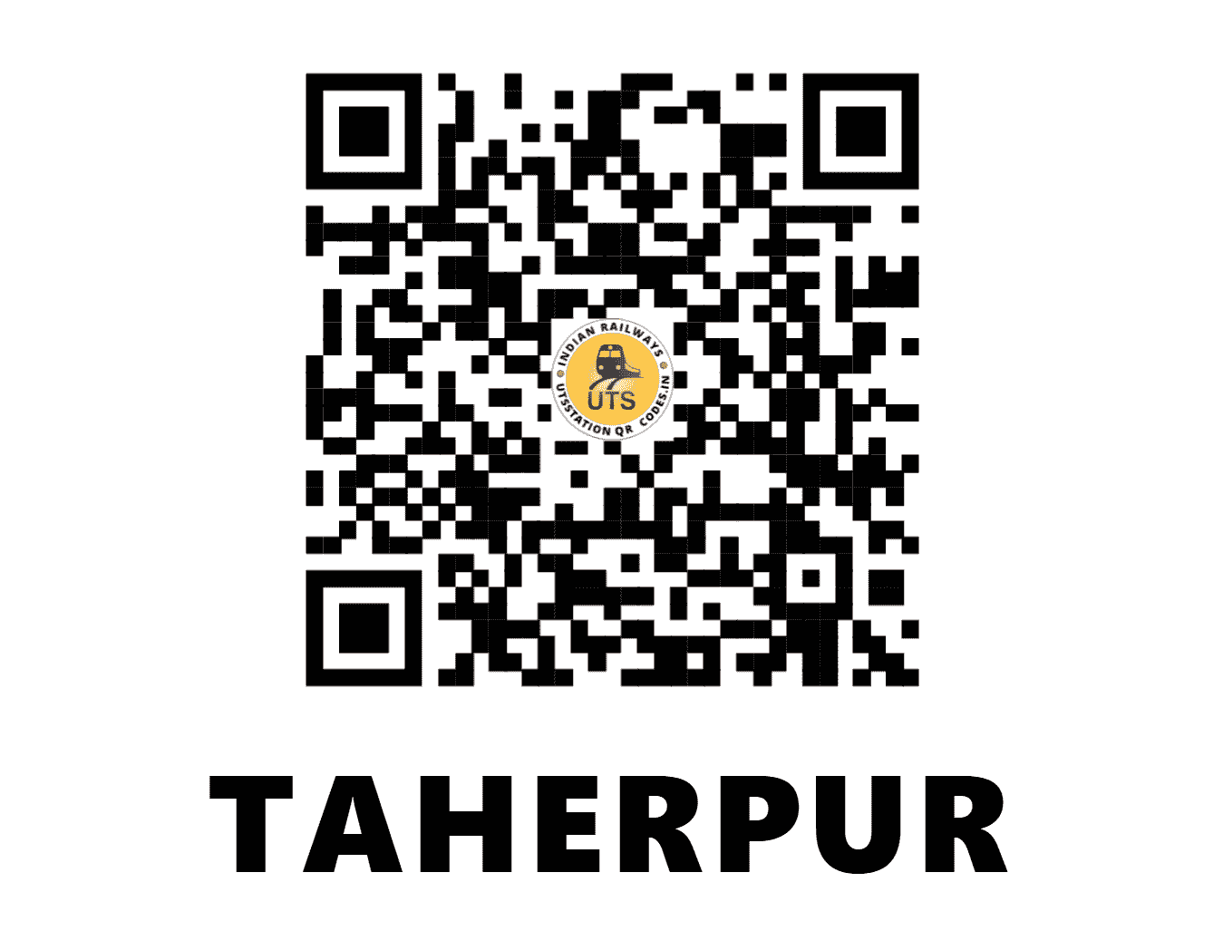 UTS QR Code for TAHERPUR - THP - ER (WEST BENGAL)